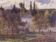 Camille Pissarro Villa at L-Hermitage,Pontoise painting